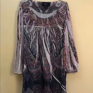 Style & Co. Womens Size XL Paisley Blouse